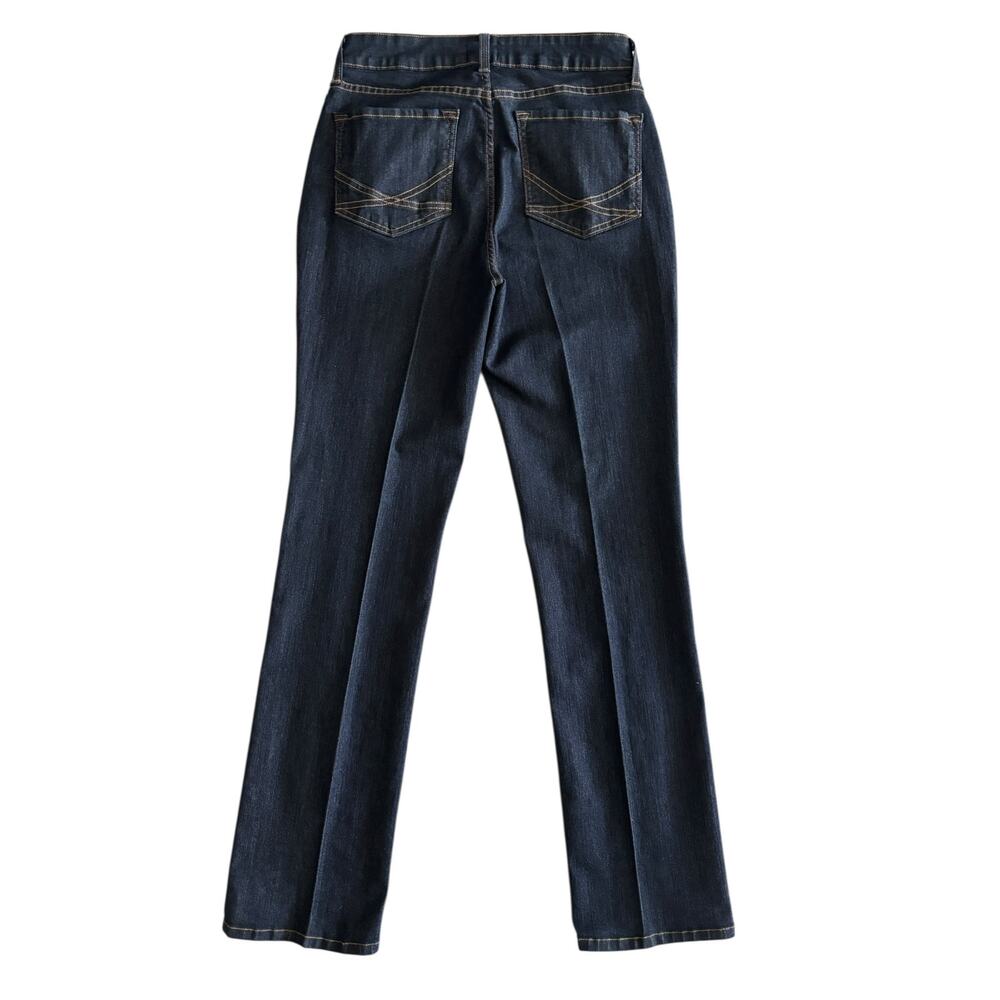 NYDJ LIFT-TUCK TECHNOLOGY DARK WASH STRAIGHT LEG JEANS NWOT SIZE 10 - Picture 6 of 7